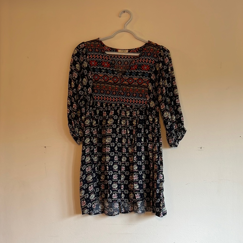 Funky Print Tunic read description